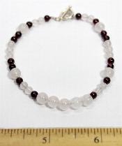 amethyst chip bracelet