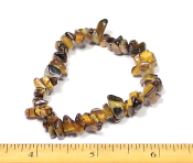 tiger eye chip bracelet