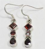 garnet earrings