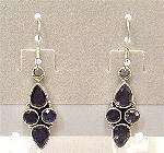 iolite earrings