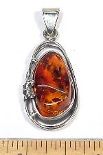 amber pendant
