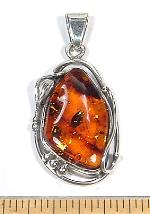 amber pendant